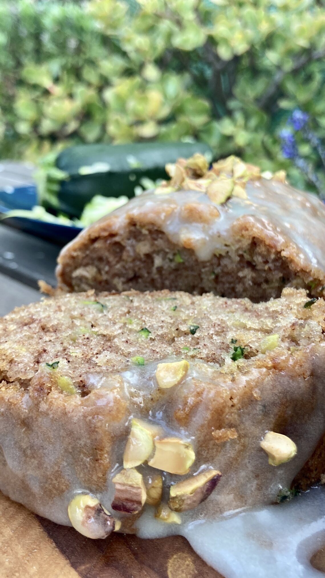 Pastel de calabacín y limón